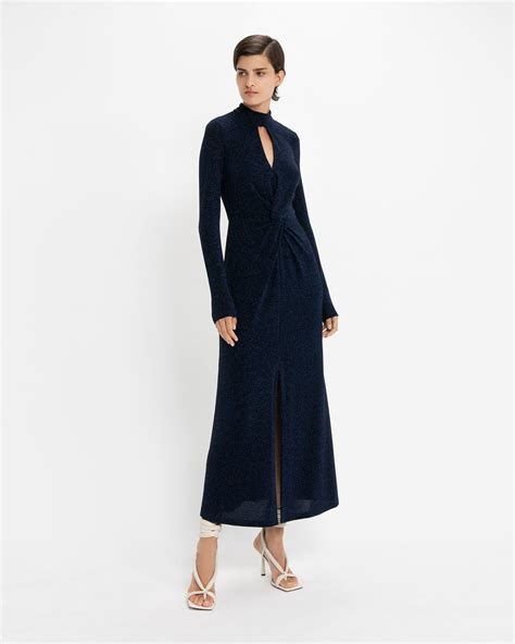 Prada Lurex Knitted Midi Dress 